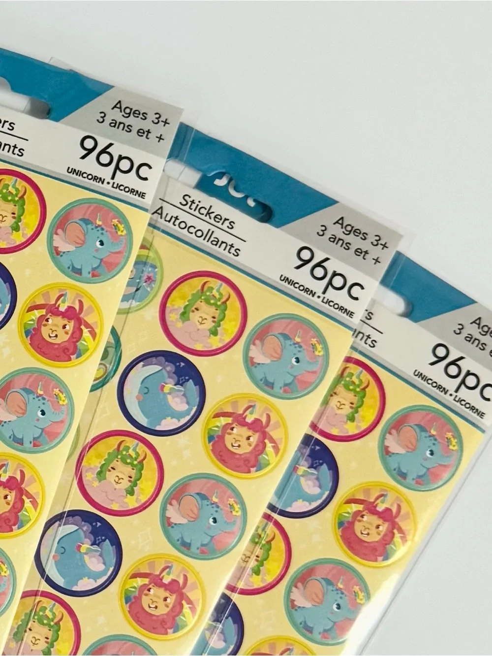 Jot Unicorn Animal Stickers 768 Count Colorful Rainbow NWT